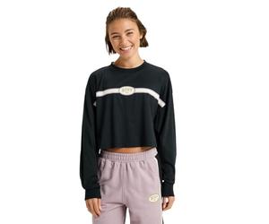 Roxy Essential Energy Boxy - Long Sleeve Training T-Shirt for Women - Camiseta Deportiva de Manga Larga - Mujer - Negro.