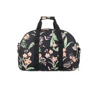 Roxy Feel Happy - Bolsa de Lona Grande con Compartimento Separado para Zapatos, Feel Happy - Escape de Isla Antracita, Feel Happy - Bolsa de Lona Grande