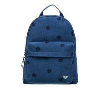 Roxy Feeling Emby 8L - Corduroy Small Backpack for Women - Mochila Pequeña - Mujer - Azul.