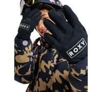 Roxy FRESHFIELD - Guantes para niña, color negro, talla M