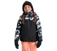 Roxy - Chaquetas de esquí niños - Galaxy Girl Jacket True Black Big Flower - Talla 12 años - Negro Negro 12 años