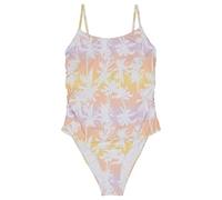 Roxy Girl's Like US One-Piece Swimsuit (Big Kids) Peach Bud Lahaina Light 12 Big Kid
