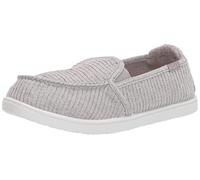 Roxy Girls Minnow Slip on Sneaker Shoe, Grey Exc, 11 Little Kid