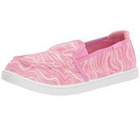 Roxy Girls Minnow Slip on Sneaker Shoe, Pink/White Exc, 2 Big Kid