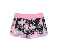 Roxy Good Waves Only Pantalones Cortos, Anthracite Shadow Floral, 14 ANS para Niñas