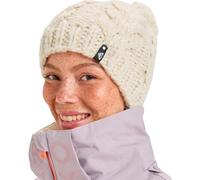Roxy - Gorro de Invierno para Mujer, Color Blanco