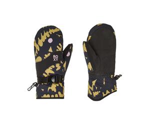 Roxy - Guantes de esquí niños - Roxy Jetty Girl Mitt Fennel Seed Big Flower Rg - Talla S - Azul marino Azul marino S