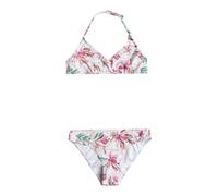Roxy Happy Tropical - Conjunto de bikini triangular para Niñas 6-16