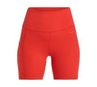 Roxy - Heart Into It Biker Pantalón Corto de Cintura elástica, Mujer, Poppy Red, XS