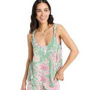 Roxy Hibiscus Island - Camiseta sin Mangas - Mujer - Verde.