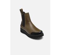Roxy - Botas y botines mujer - Idalie Black Khaki para Mujer de Cuero - Talla 9 US - Caqui Caqui 9 US