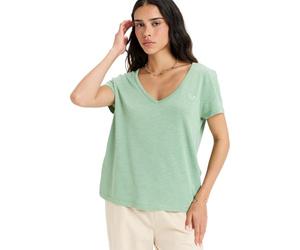 Roxy Is Flowing Top V Top de Punto de Manga Larga, Mujer