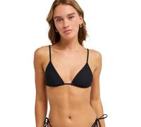 Roxy Island Tiki Tri - Top de Bikini Triangular - Mujer - Negro.