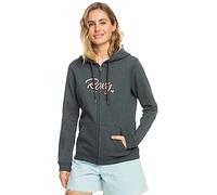 Roxy - Itia Zip Signature Hoodies para Mujer - Caviar - S