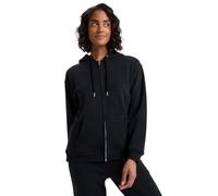 Roxy Sudadera con cremallera Surf Stoked forro polar cepillado Negro M