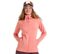 Roxy - Jersey de Forro Polar Verde con Cremallera Completa, Color Naranja