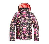 Roxy Jetty - Chaqueta para Nieve para Chicas Chaqueta para Nieve, Niñas, True Black Folk Winter, 14/XL