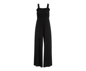 Roxy Just Passing By - Smocked Jersey Jumpsuit for Women - Mono con parte superior fruncida - Mujer - Negro.