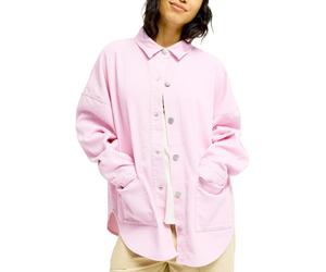 Roxy - Kick Back Washed Cord Shirt Pink Lavender para Mujer de Algodón - Talla L - Rosa Rosa L