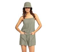 Roxy Lavender Haze - Strappy Playsuit for Women - Mono Corto con Tiras - Mujer - S - Verde.