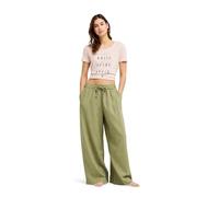 Roxy - Pantalones Mujer - Lekeitio Break Mid Pant Oil Green para Mujer - Talla S - Caqui Caqui S