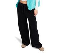 Roxy - Pantalones Mujer - Lekeitio Corduroy Pant Knit Anthracite para Mujer de Algodón - Talla XS - Azul Azul XS