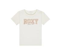 Roxy LILYREGULAR - Camiseta de Manga Corta para niña, Color Blanco, Talla 4, Garca, 4 años