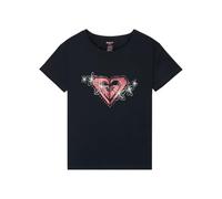 Roxy LILYREGULAR Night Girls - Camiseta de Manga Corta para niñas, Color Negro