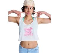 Roxy Magic Sunset Crop - Top Crop Sin Mangas - Mujer - Blanco.