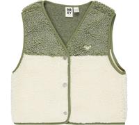 Roxy - Marcas - Iconic Color Block Fleece Vest Oil Green - Talla 10 años - Verde Verde 10 años