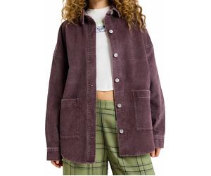 Roxy - Marcas - Kick Back Washed Cord Shirt Huckleberry para Mujer de Algodón - Talla S - Púrpura Púrpura S