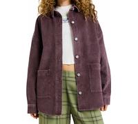 Roxy - Marcas - Kick Back Washed Cord Shirt Huckleberry para Mujer - Talla L - Púrpura Púrpura L