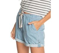 Roxy Milady Beach - Short Vaquero Elástico Para Mujer Short Vaquero Elástico, Mujer, light blue, S