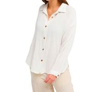 Roxy - Marcas - Morning Shine Shirt Coconut Milk para Mujer - Talla S - Beige Beige S