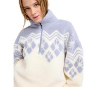 Roxy Mountain Story - Polar con Media Cremallera - Mujer - Blanco.