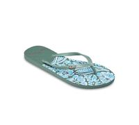 Roxy Mujer New Viva Printed Sandale, Verde Oliva, 36 EU