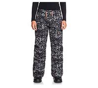 Roxy Nadia Printed - Pantalón Para Nieve Para Mujer Pantalón Para Nieve, Mujer, true black izi, XS