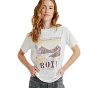 Roxy OCEANREGULAR - Camiseta de Manga Corta, diseño con Texto en Blanco