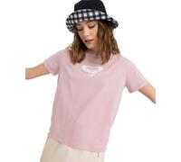 Roxy, Oceanregular Corpo Camiseta de Manga Corta, Mujer, XXS, Bleached Mauve