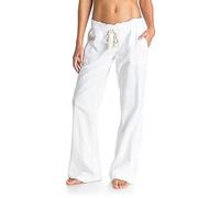 Roxy Oceanside, Pantalón de campana para Mujer Blanco
