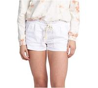 Roxy Oceanside Short Pantalón Corto, Mujer, Blanco, M