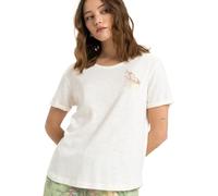 Roxy, Oceanwave Camiseta de Manga Corta, Mujer, XS, Egret