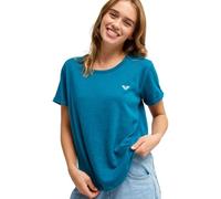 Roxy OCEANWAVE Regular Emby - Camiseta de Manga Corta para Mujer, Color Azul