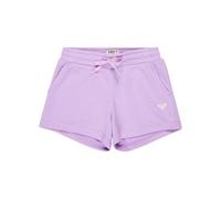 Roxy Pantalones Cortos de Rizo con Cintura elástica para niñas, Color Morado