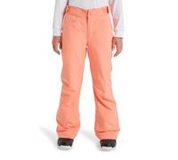 Roxy Pantalones de Nieve para niña, Color Naranja, Talla 12