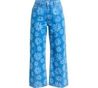 Roxy - Pantalones Mujer - Boogie Night Mid Pant Surf Wash para Mujer - Talla 29 US - Azul Azul 29 US