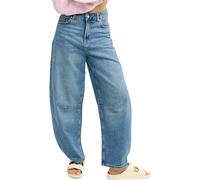 Roxy - Pantalones Mujer - Saltywater Glow Barrel Denim Jean Surf Wash Sandy para Mujer de Algodón - Talla S - Azul