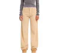 Roxy - Pantalones Mujer - Surf Crush Cord Pant Pebble para Mujer de Algodón - Talla L - Beige