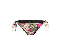 Roxy Printed Beach Classics - Braguita de Bikini con Lazo Lateral - Mujer - Negro.