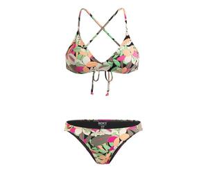 Roxy Printed Beach Classics - Conjunto de bikini deportivo para Mujer